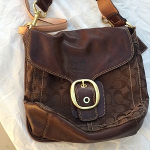 Coach Brown Saddle Bag